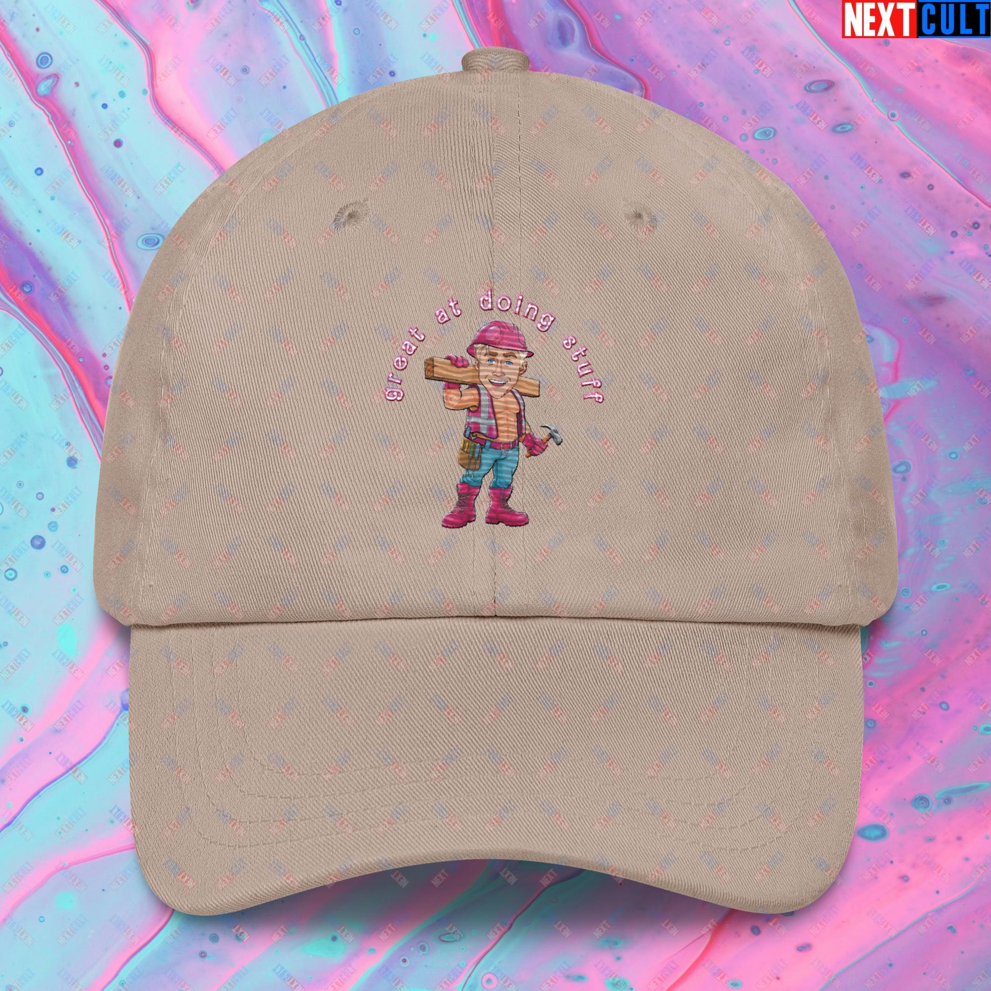 Great at Doing Stuff Ken Barbie Movie Ryan Gosling Funny Dad hat Next Cult Brand