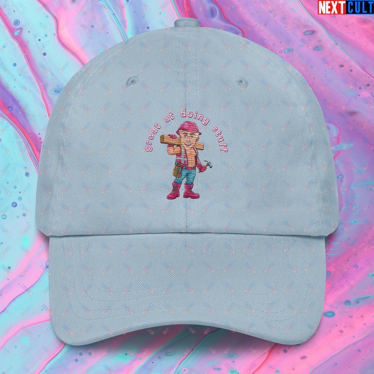 Great at Doing Stuff Ken Barbie Movie Ryan Gosling Funny Dad hat Next Cult Brand