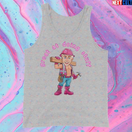 Great at Doing Stuff Ken Barbie Movie Ryan Gosling Funny Tank Top Next Cult Brand