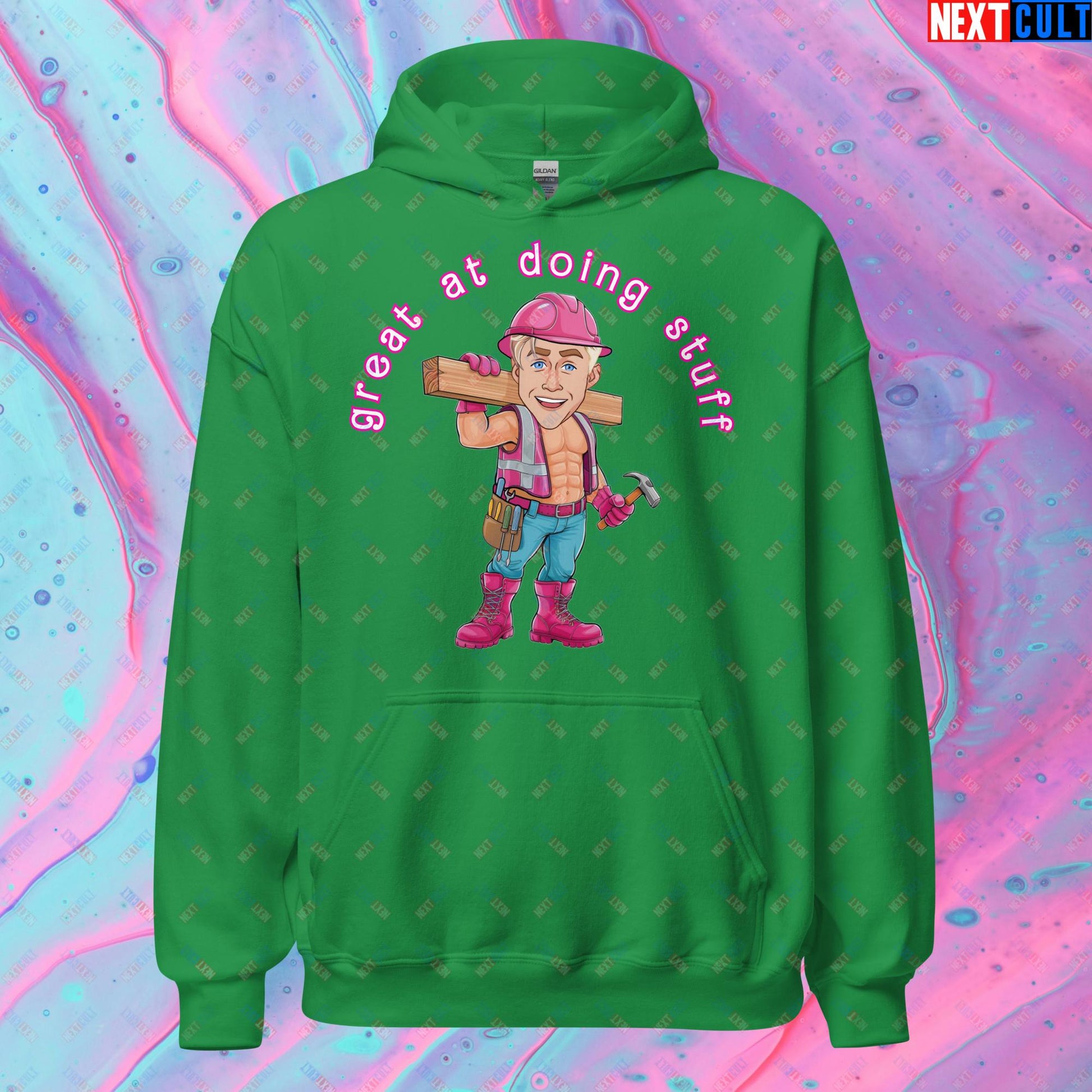 Great at Doing Stuff Ken Barbie Movie Ryan Gosling Funny Unisex Hoodie Next Cult Brand