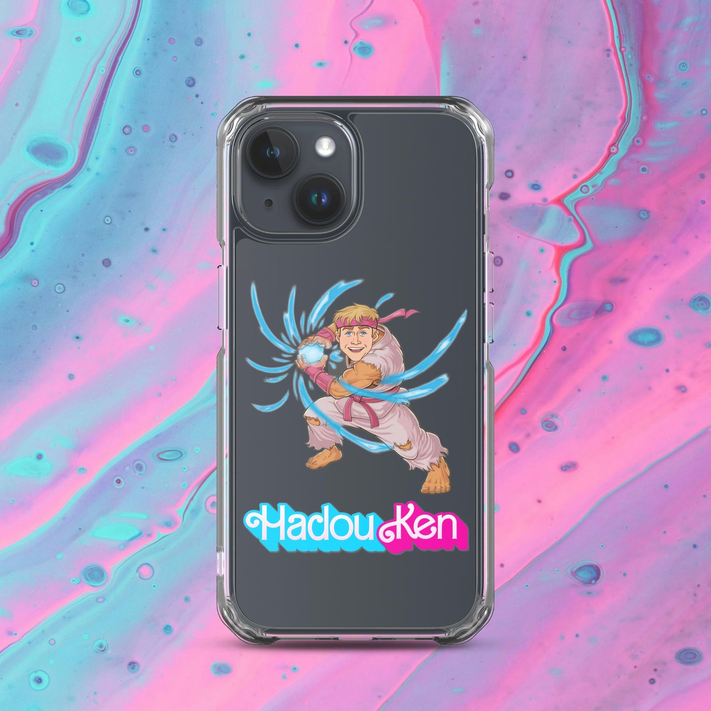 Hadouken Ken Barbie Ryan Gosling Street Fighter Funny Clear Case for iPhone Next Cult Brand