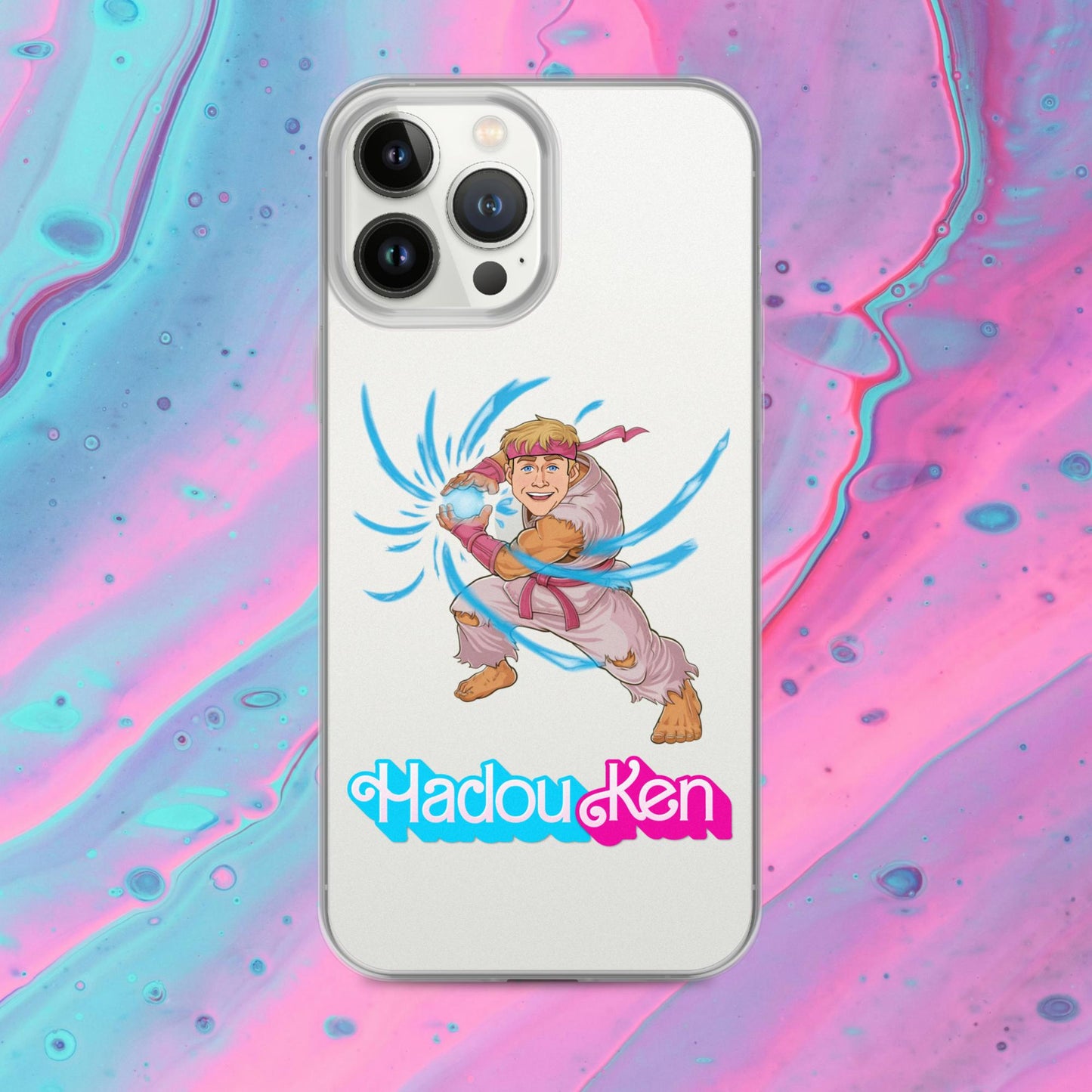 Hadouken Ken Barbie Ryan Gosling Street Fighter Funny Clear Case for iPhone Next Cult Brand