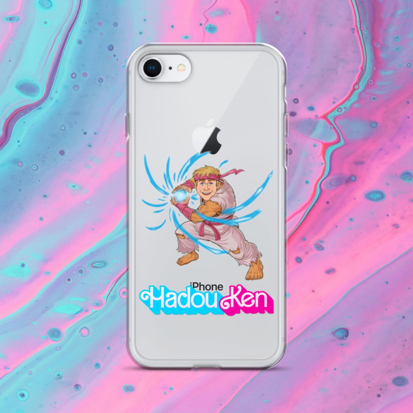 Hadouken Ken Barbie Ryan Gosling Street Fighter Funny Clear Case for iPhone Next Cult Brand