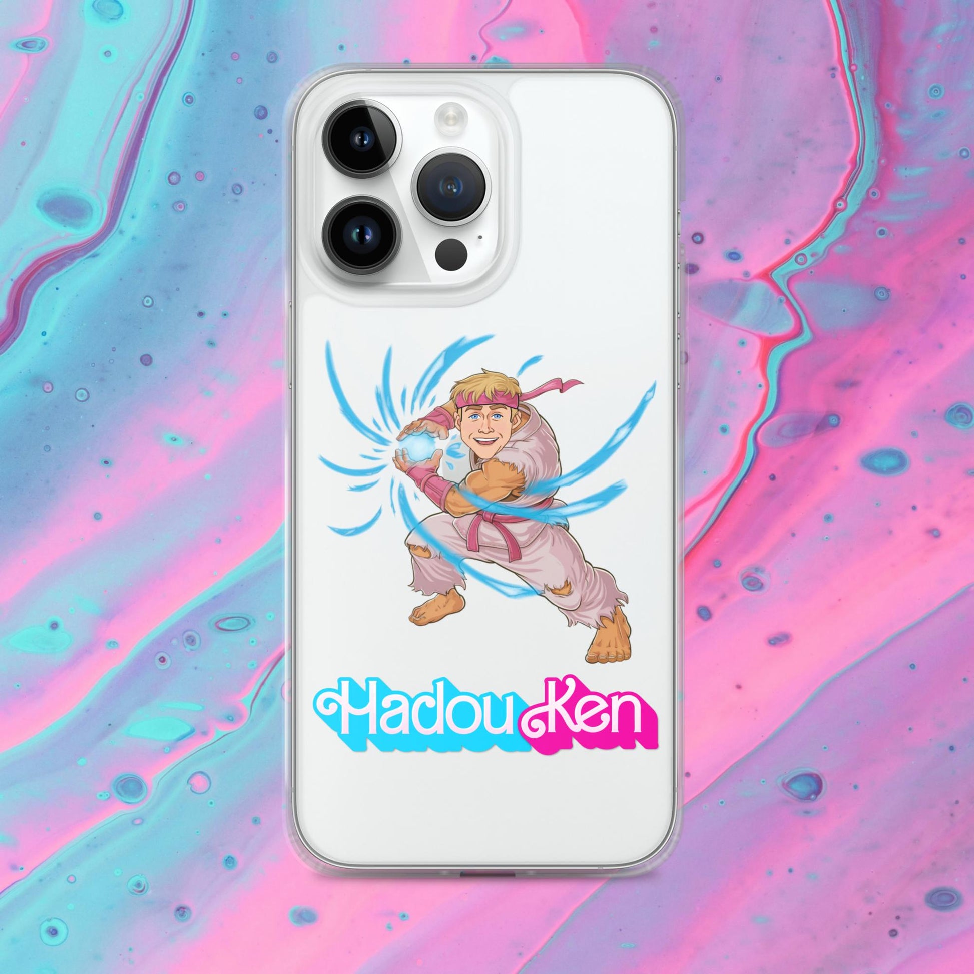 Hadouken Ken Barbie Ryan Gosling Street Fighter Funny Clear Case for iPhone Next Cult Brand