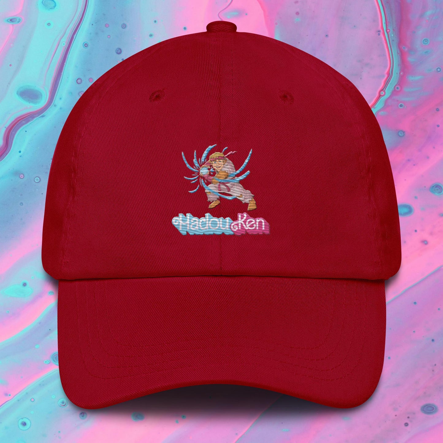 Hadouken Ken Barbie Ryan Gosling Street Fighter Funny Dad hat Next Cult Brand