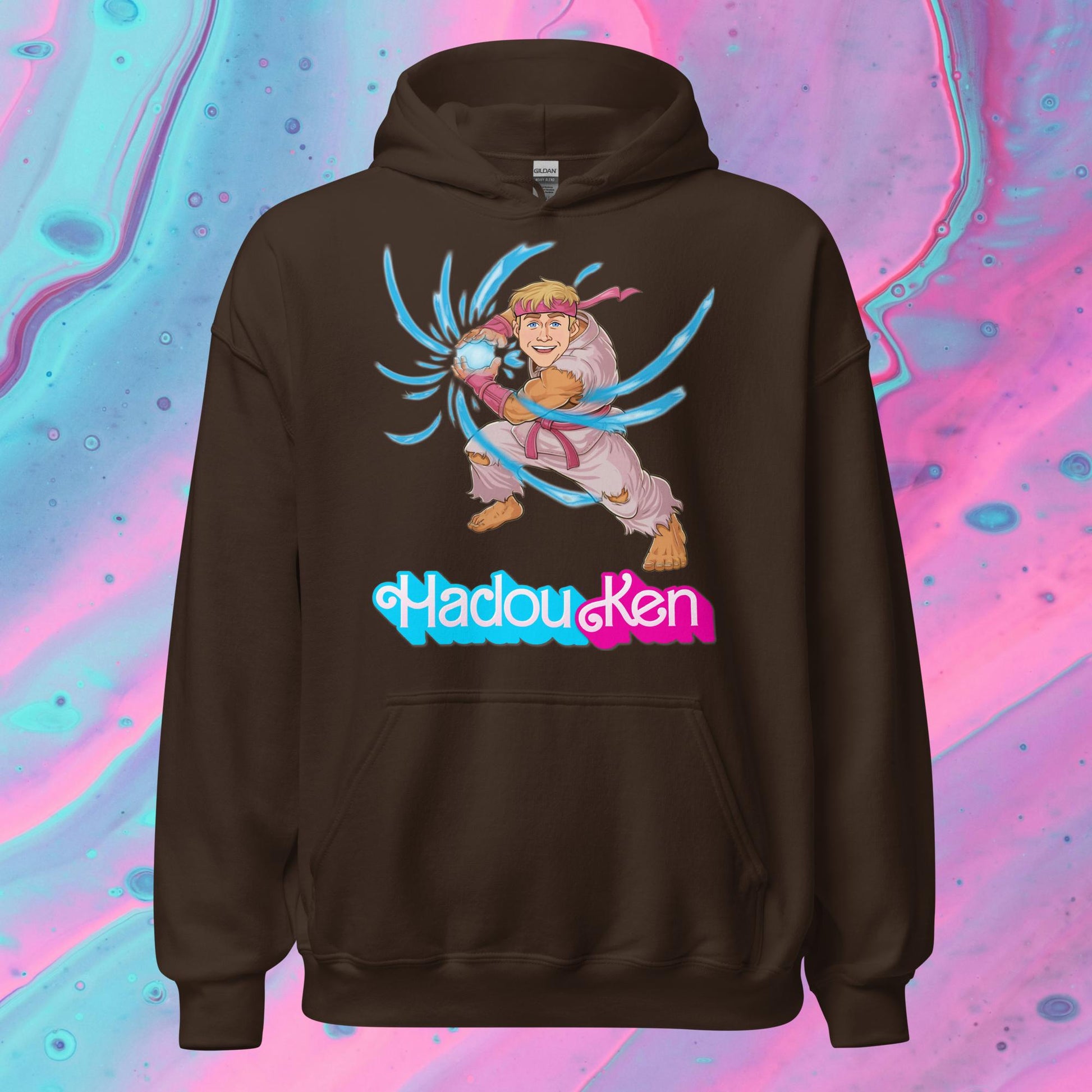 Hadouken Ken Barbie Ryan Gosling Street Fighter Funny Unisex Hoodie Next Cult Brand