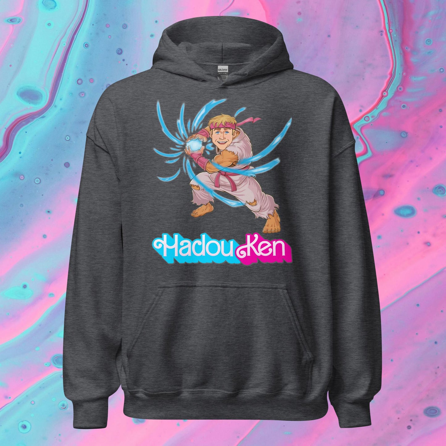 Hadouken Ken Barbie Ryan Gosling Street Fighter Funny Unisex Hoodie Next Cult Brand