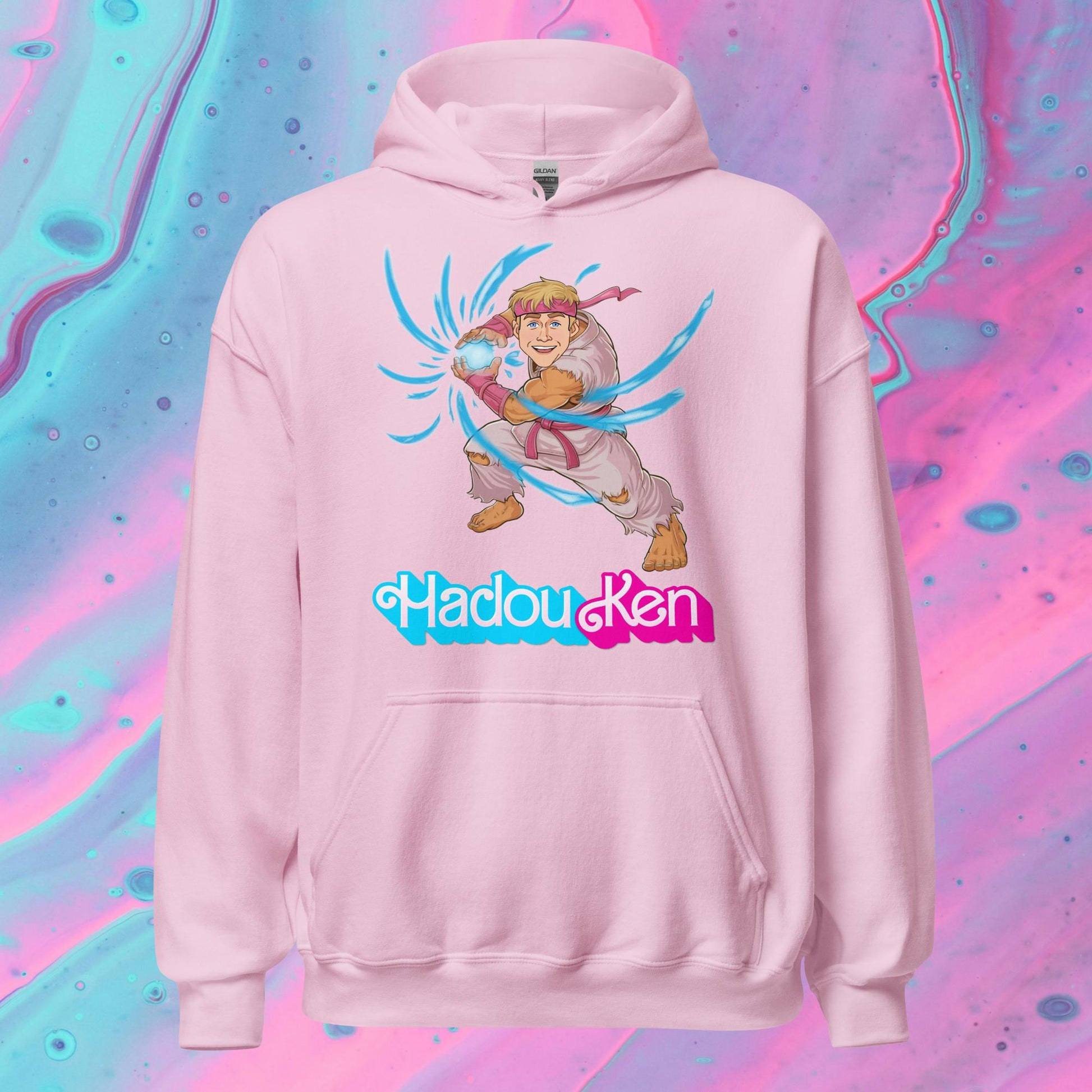 Hadouken Ken Barbie Ryan Gosling Street Fighter Funny Unisex Hoodie Next Cult Brand