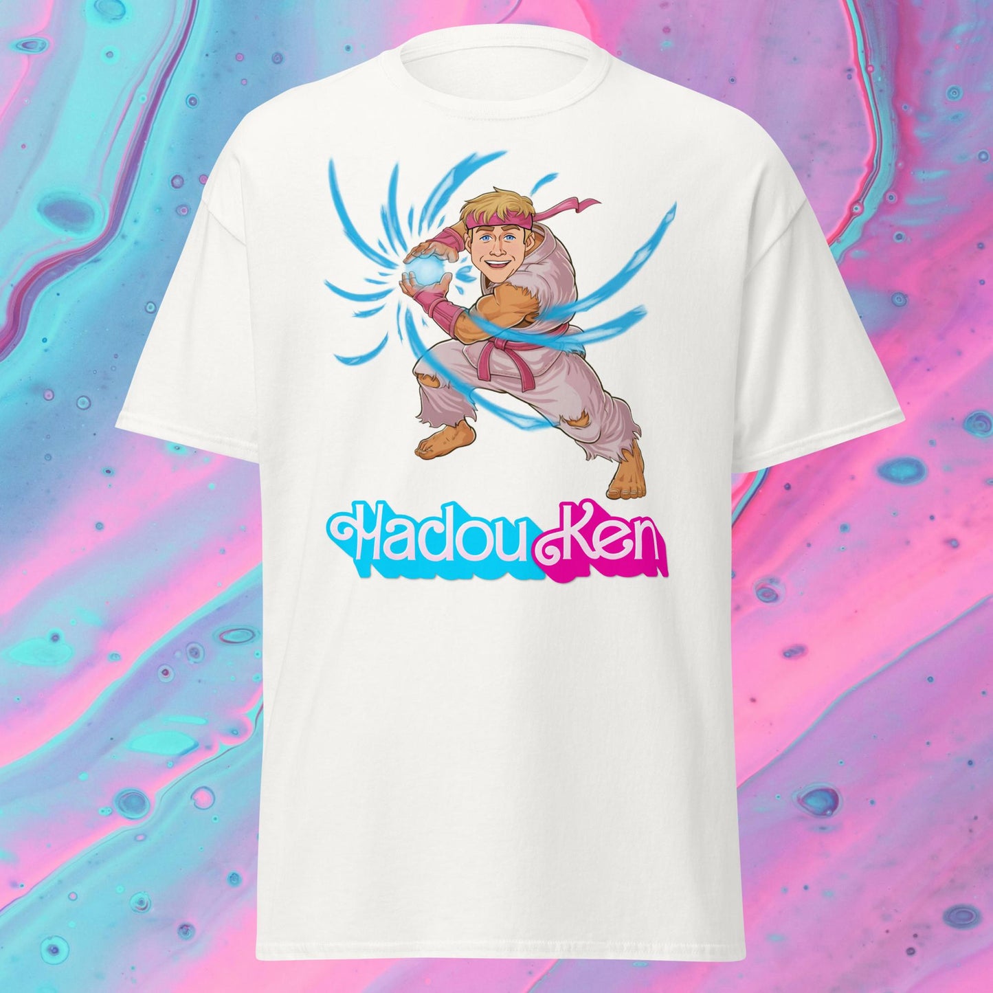 Hadouken Ken Barbie Ryan Gosling Street Fighter Funny Unisex tee Next Cult Brand