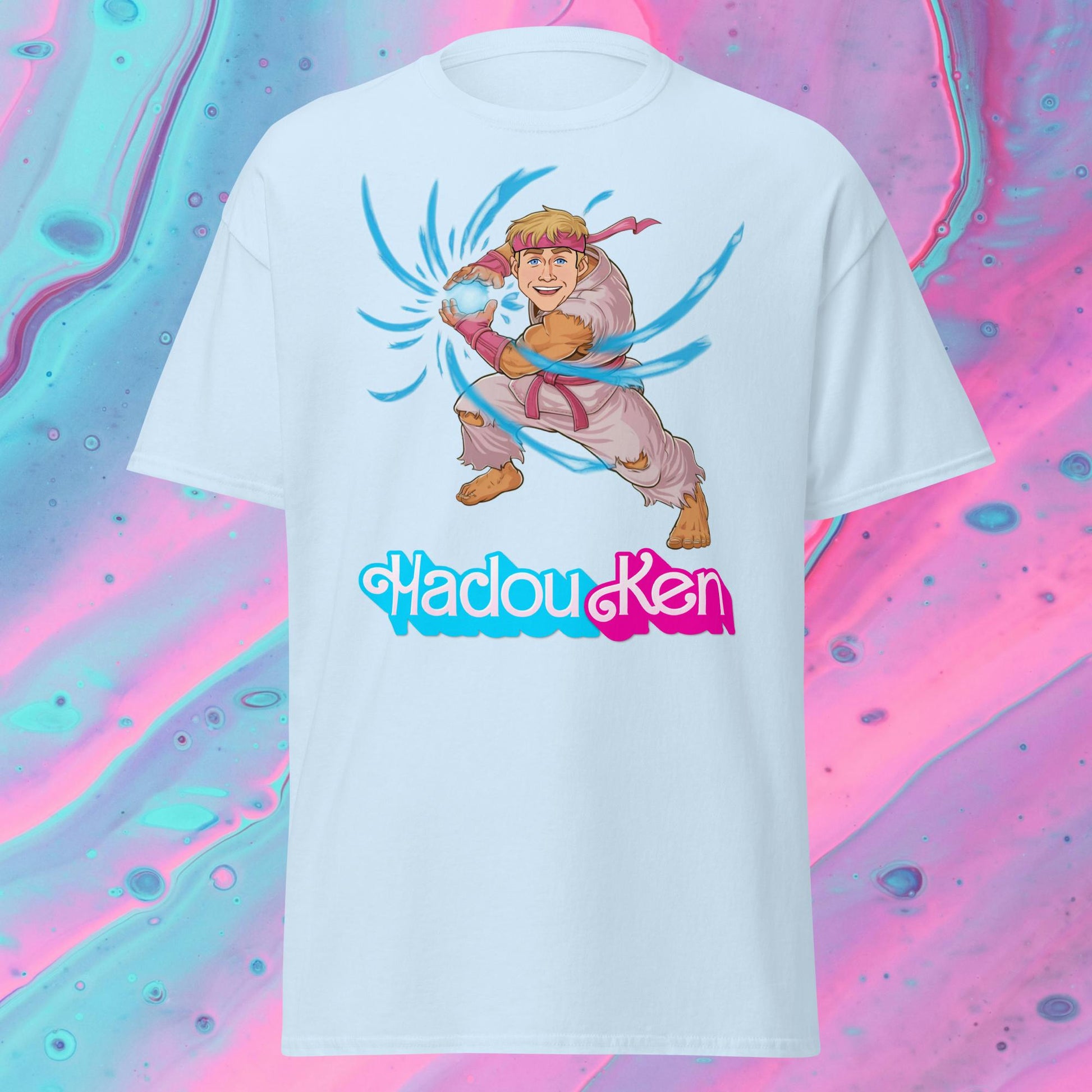 Hadouken Ken Barbie Ryan Gosling Street Fighter Funny Unisex tee Next Cult Brand