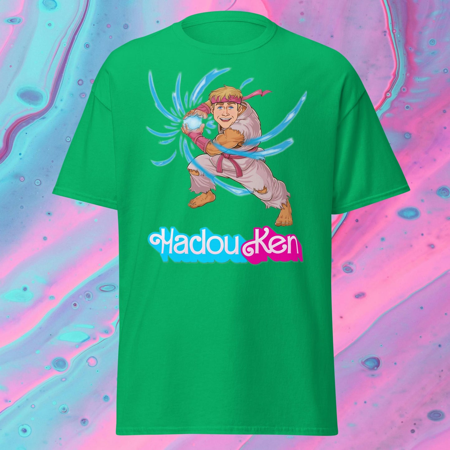 Hadouken Ken Barbie Ryan Gosling Street Fighter Funny Unisex tee Next Cult Brand