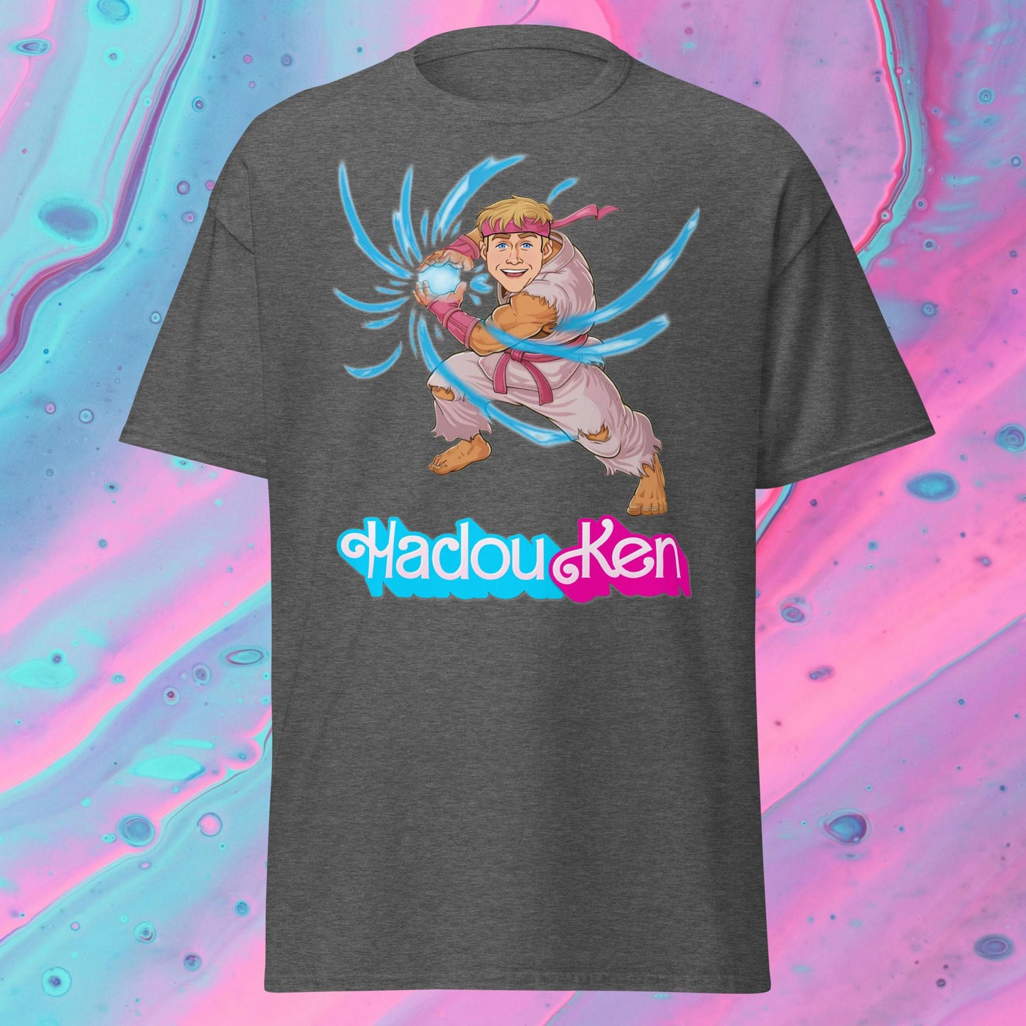 Hadouken Ken Barbie Ryan Gosling Street Fighter Funny Unisex tee Next Cult Brand