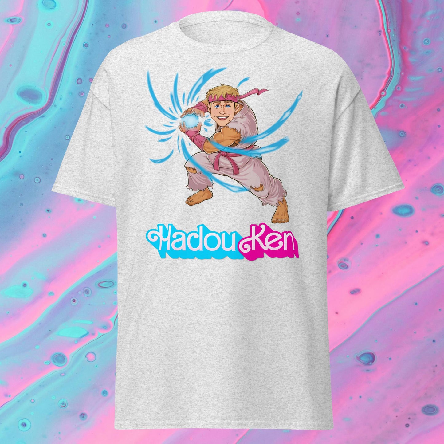 Hadouken Ken Barbie Ryan Gosling Street Fighter Funny Unisex tee Next Cult Brand