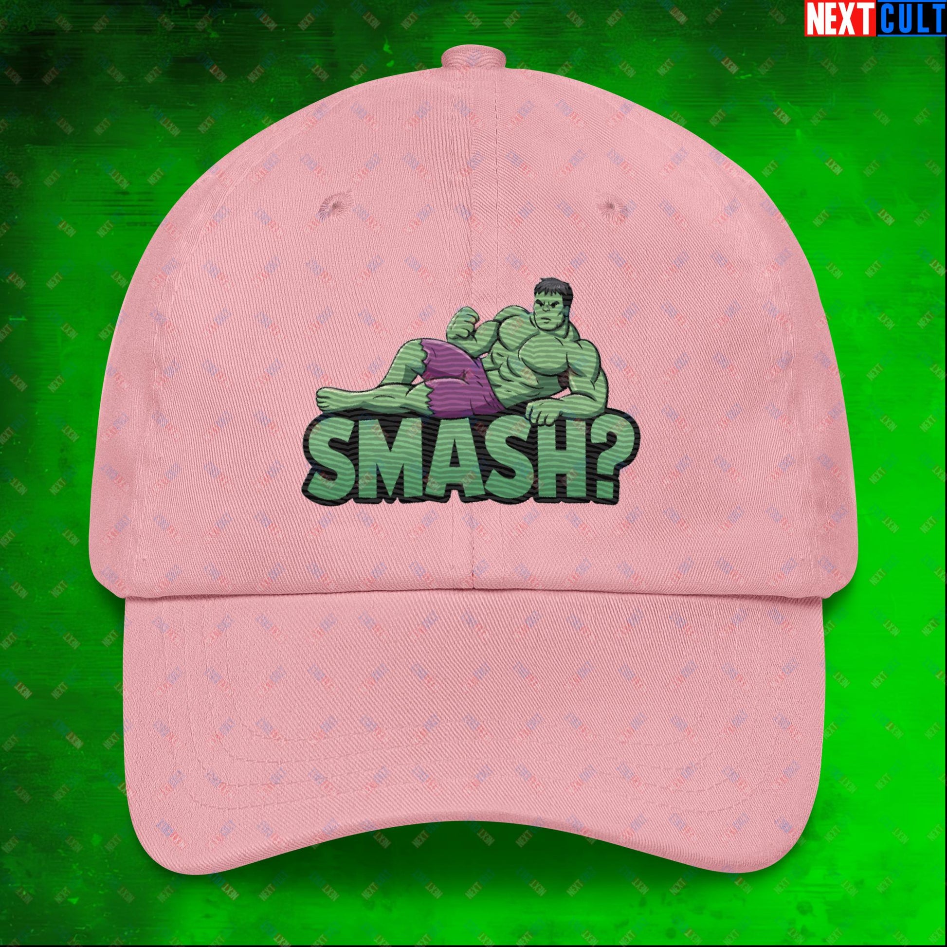 Hulk Smash? Funny Sexy Hulk Meme Cartoon Dad hat Next Cult Brand