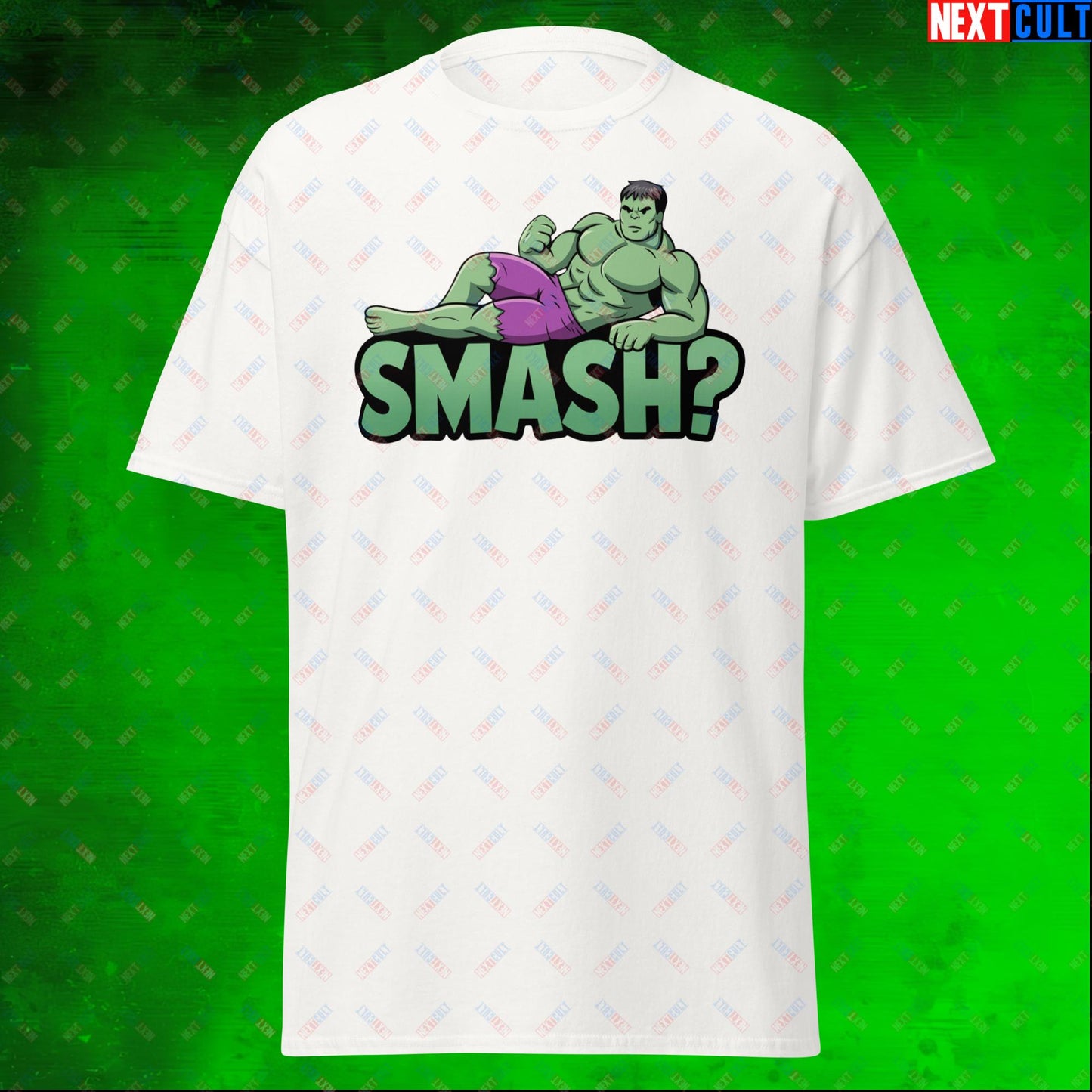 Hulk Smash? Funny Sexy Hulk Meme Cartoon Unisex tee Next Cult Brand