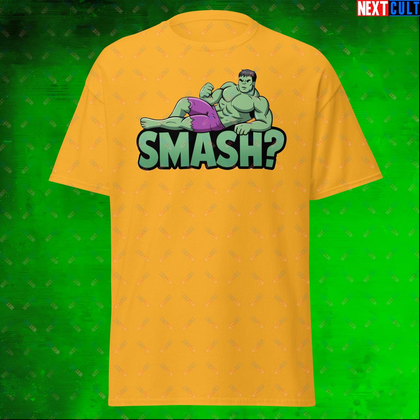 Hulk Smash? Funny Sexy Hulk Meme Cartoon Unisex tee Next Cult Brand