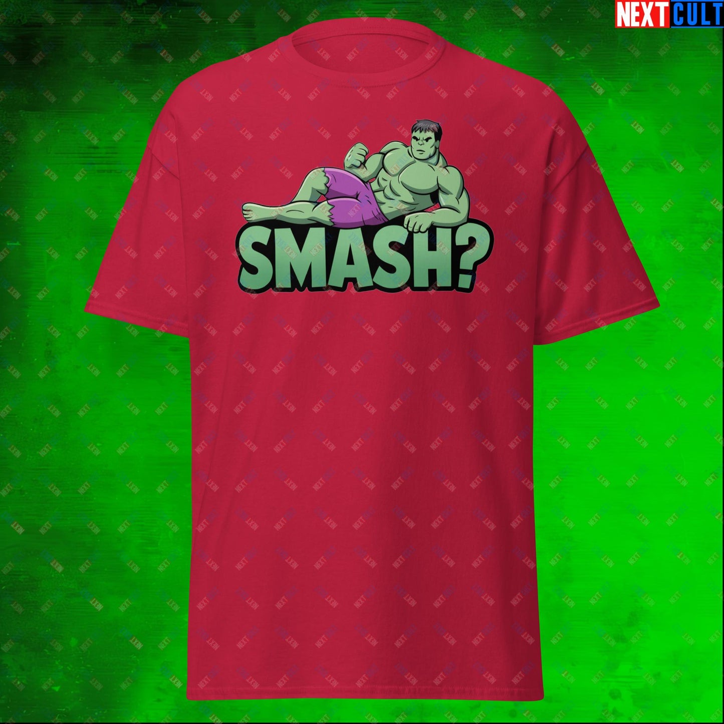 Hulk Smash? Funny Sexy Hulk Meme Cartoon Unisex tee Next Cult Brand