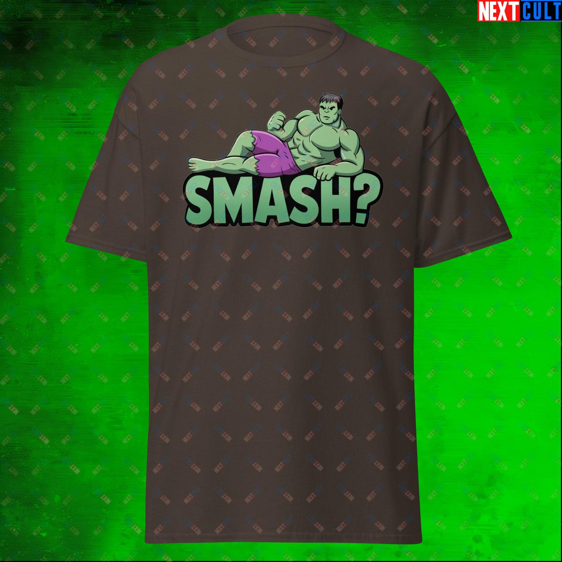 Hulk Smash? Funny Sexy Hulk Meme Cartoon Unisex tee Next Cult Brand