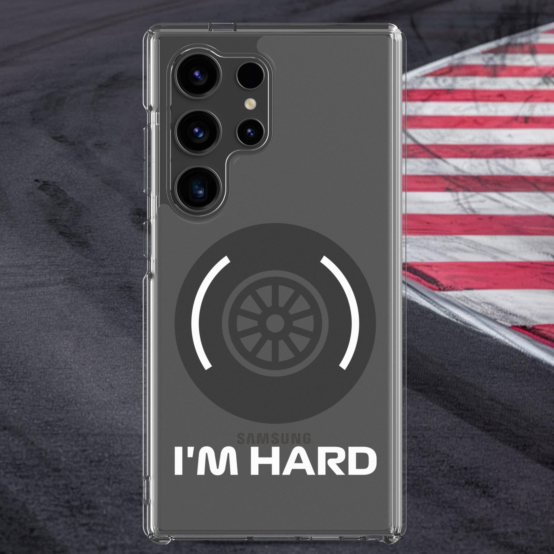 I'm Hard Tyres Funny F1 Clear Case for Samsung Next Cult Brand