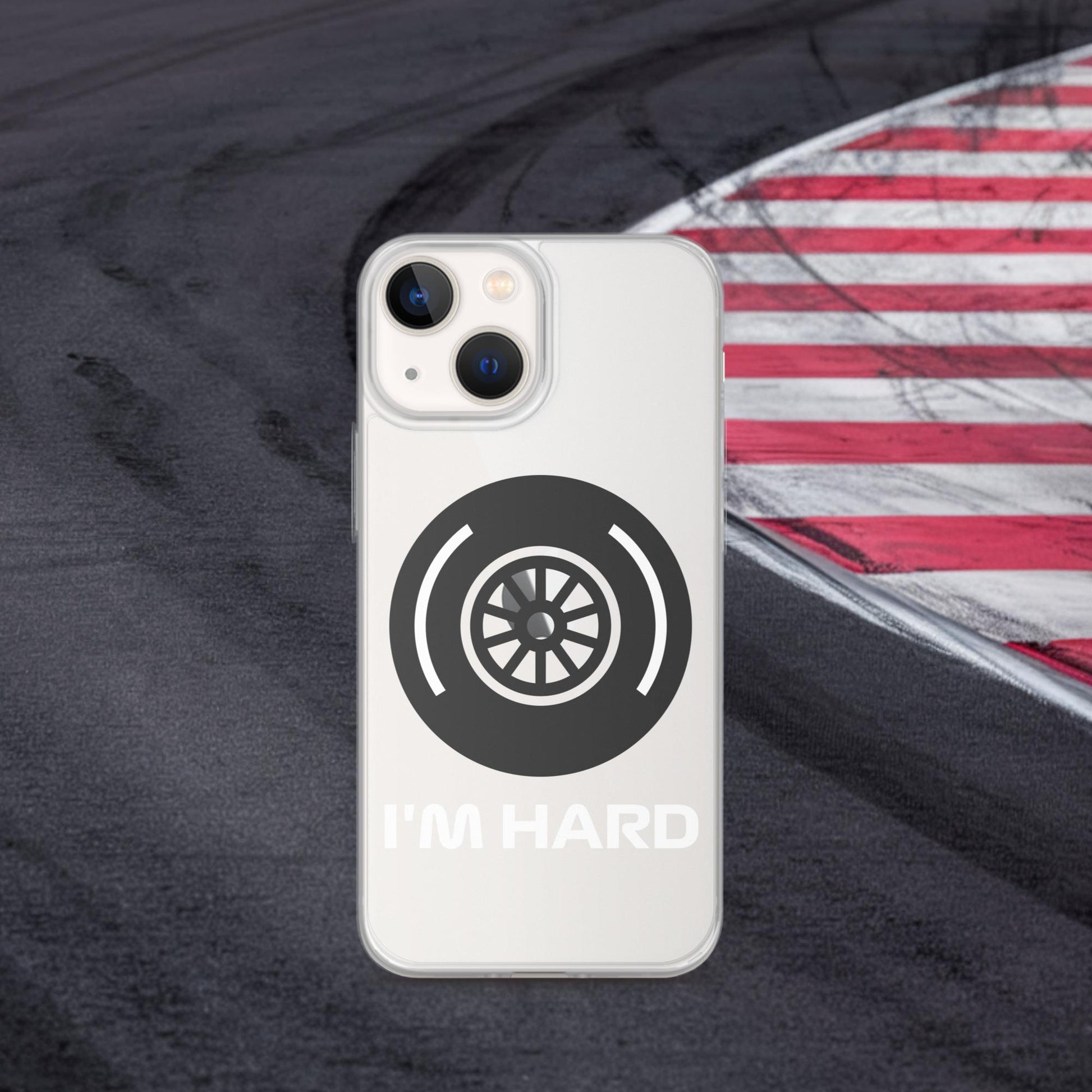 I'm Hard Tyres Funny F1 Clear Case for iPhone Next Cult Brand