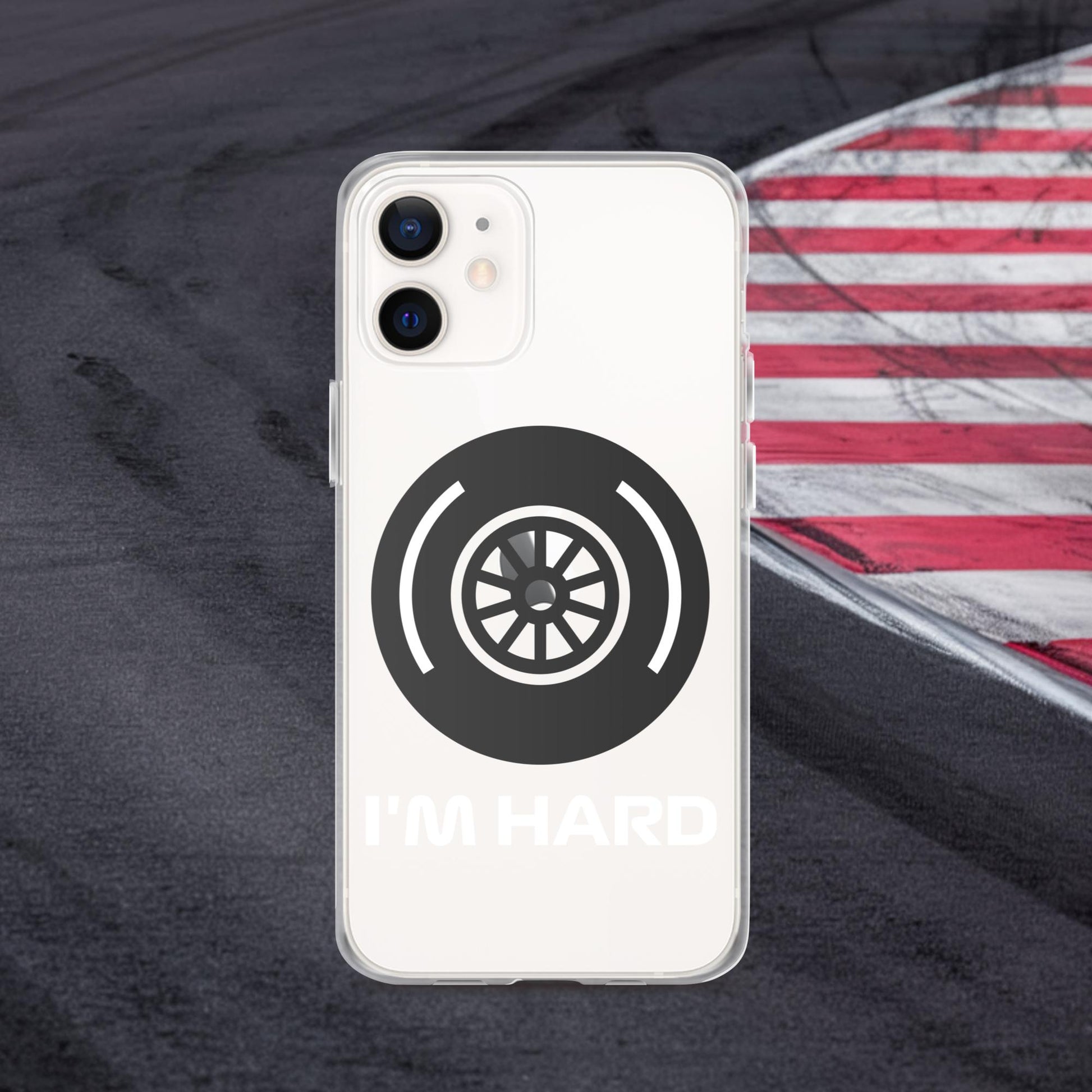 I'm Hard Tyres Funny F1 Clear Case for iPhone Next Cult Brand