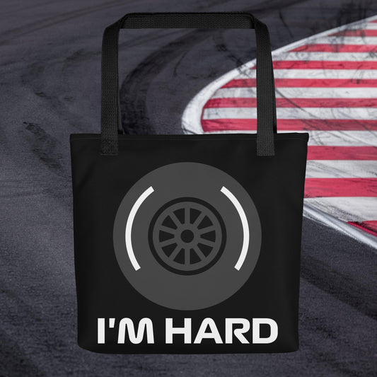 I'm Hard Tyres Funny F1 Tote bag Next Cult Brand