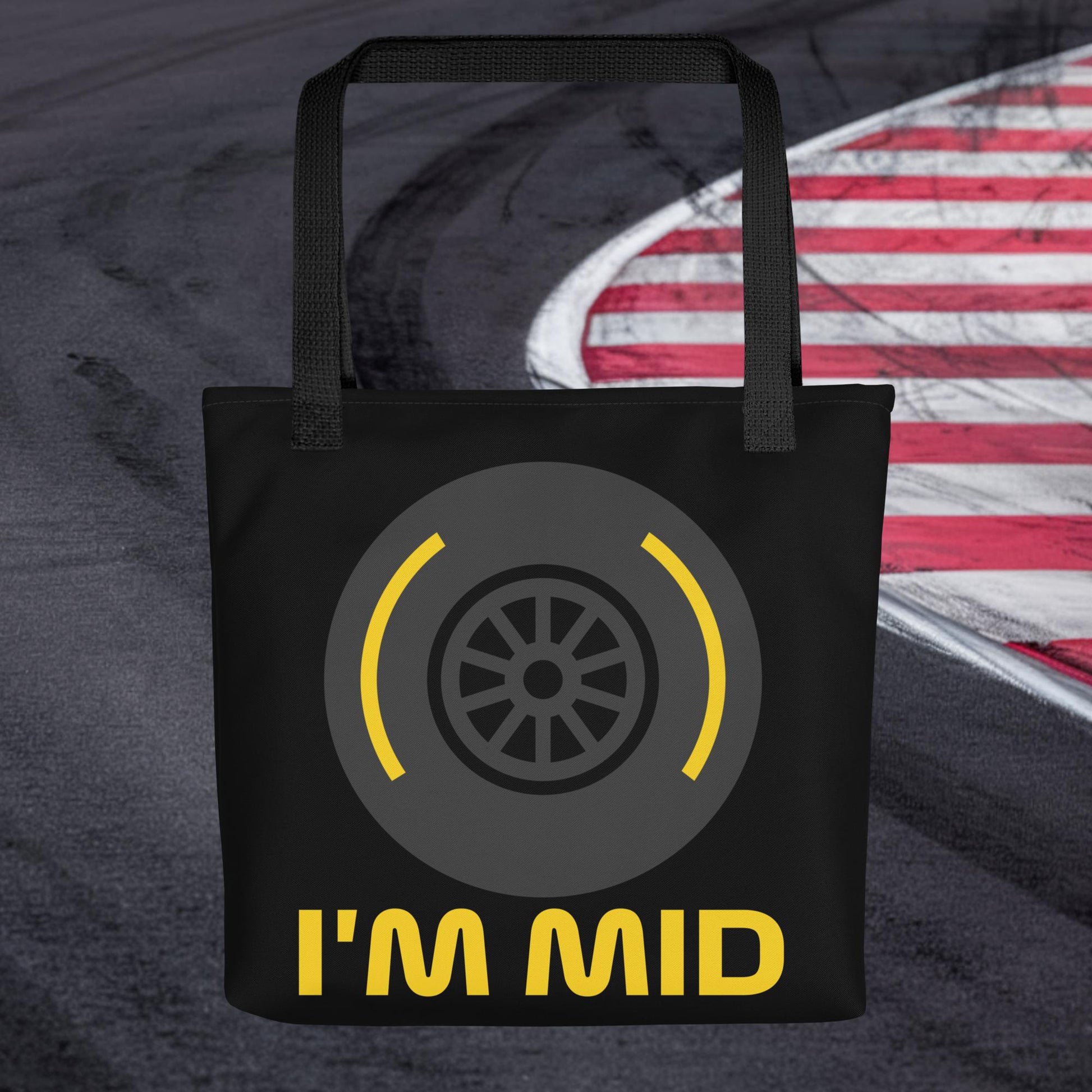 I'm Mid Tyres Funny F1 Tote bag Next Cult Brand