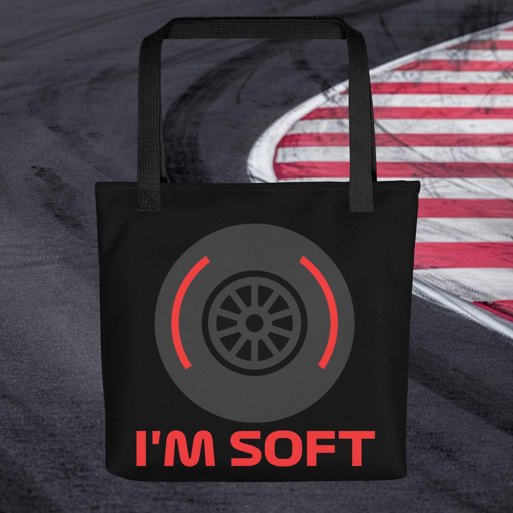 I'm Soft Tyres Funny F1 Tote bag Next Cult Brand