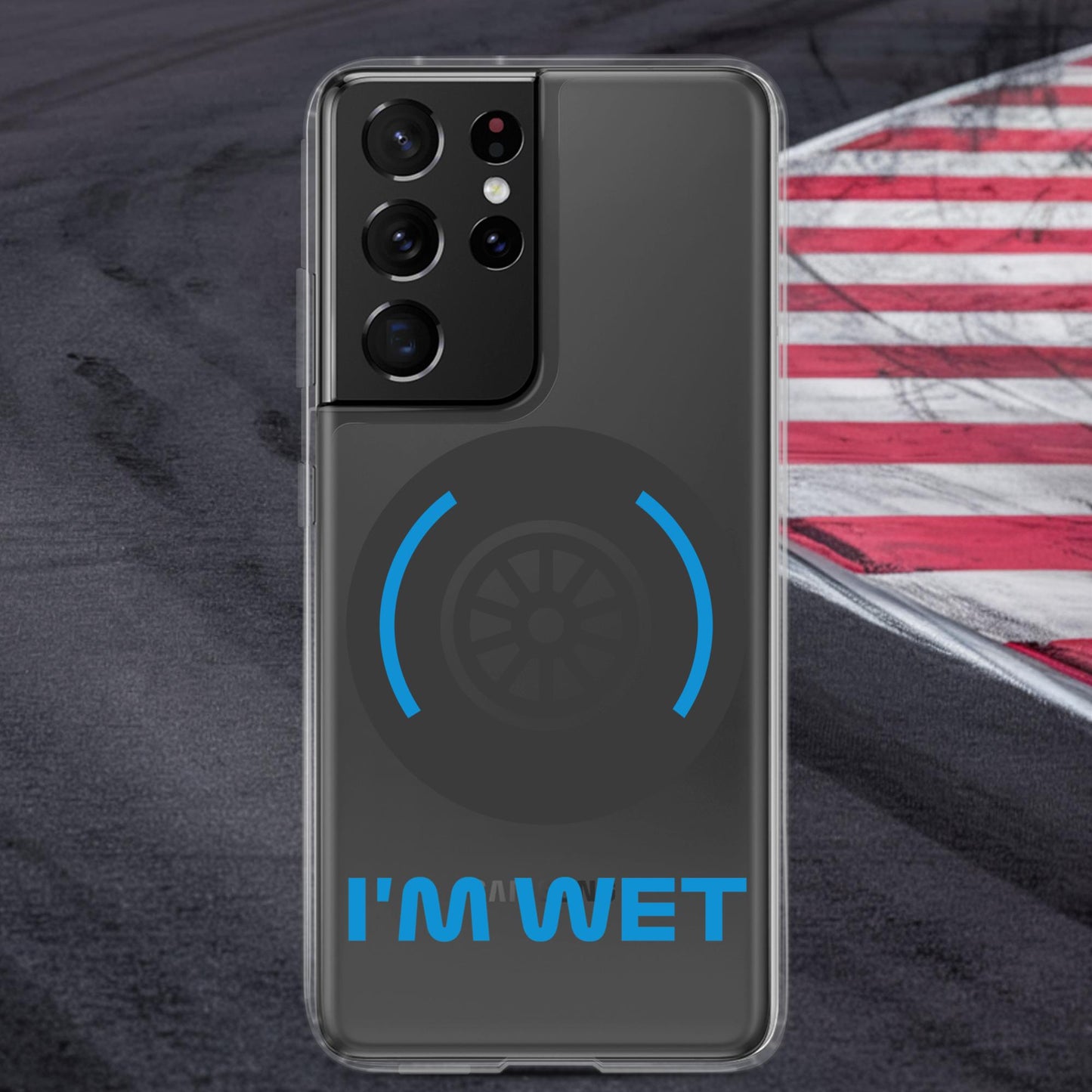 I'm Wet Tyres Funny F1 Clear Case for Samsung Next Cult Brand