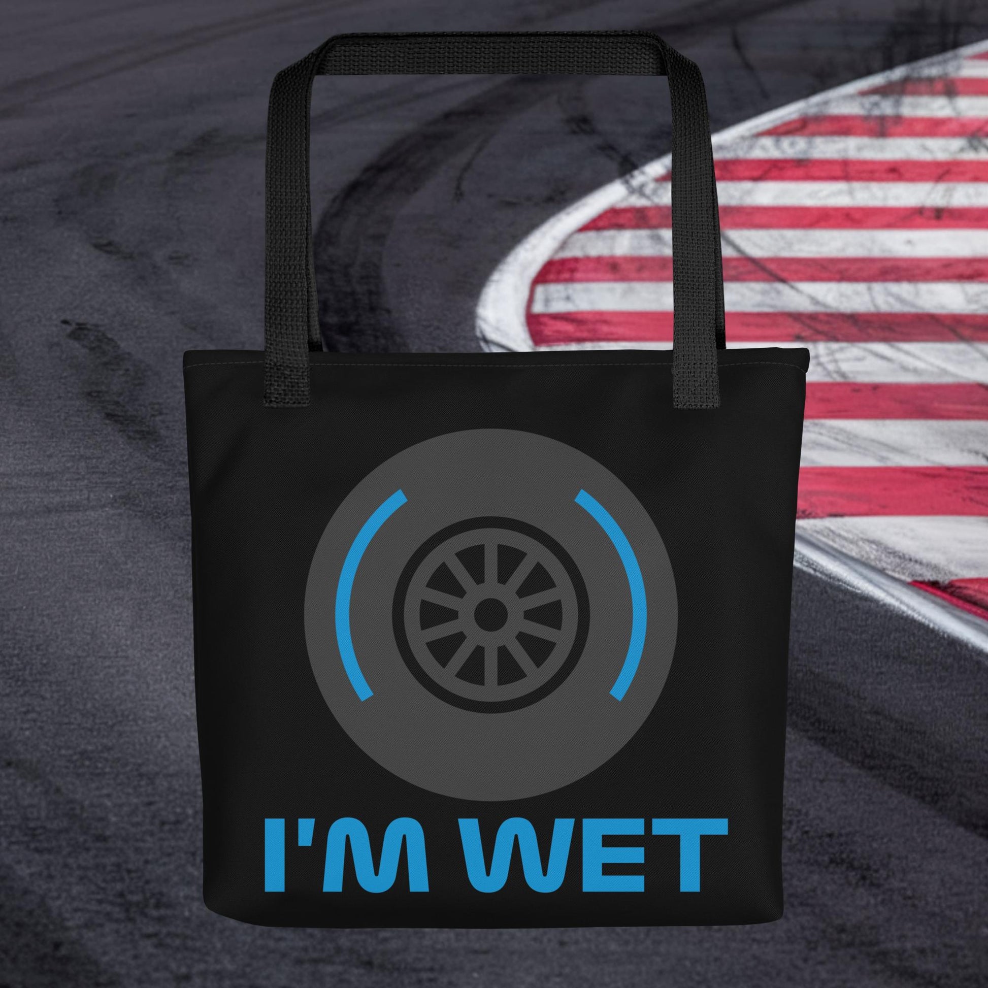 I'm Wet Tyres Funny F1 Tote bag Next Cult Brand
