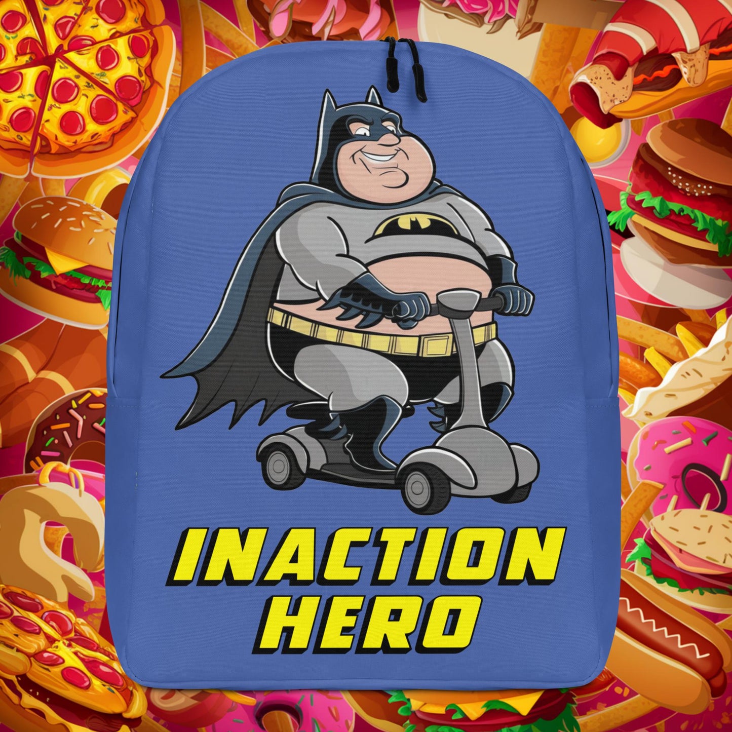 Inaction Hero Fatman Superhero Backpack Next Cult Brand