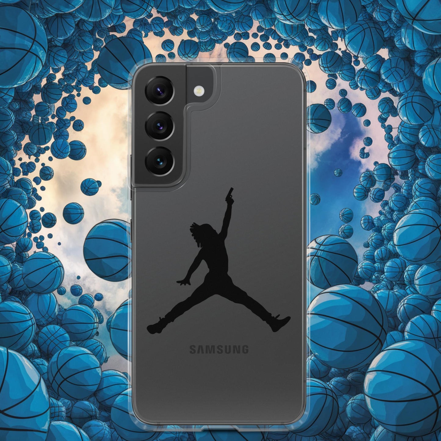 Ja Morant Funny Gun Meme Basketball NBA Memphis Grizzlies Clear Case for Samsung Next Cult Brand