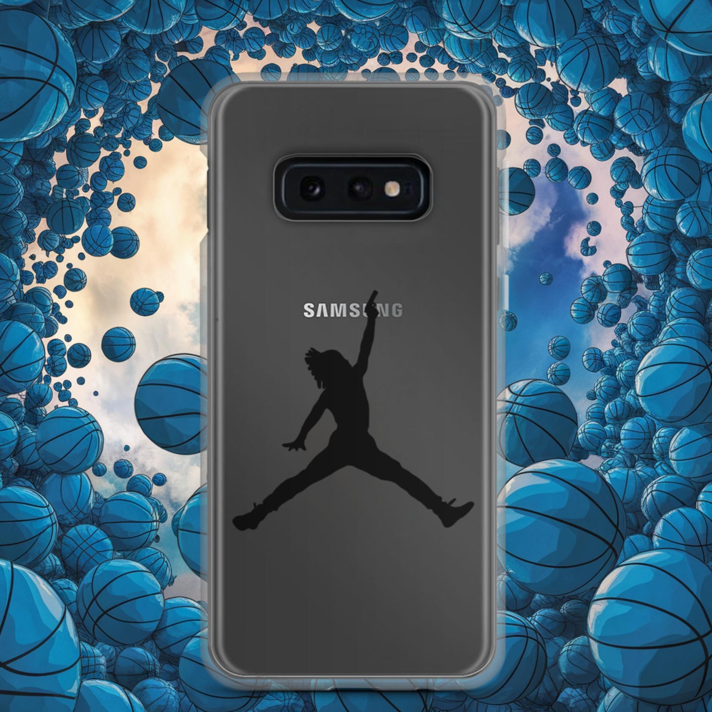 Ja Morant Funny Gun Meme Basketball NBA Memphis Grizzlies Clear Case for Samsung Next Cult Brand