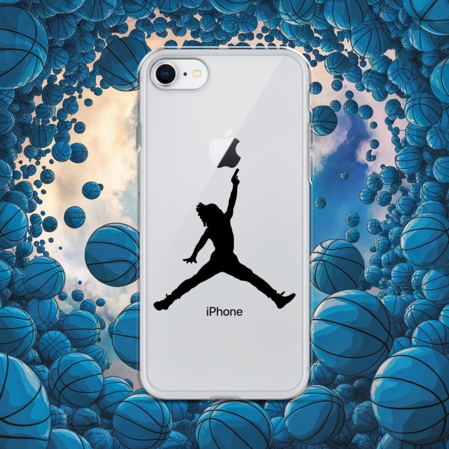 Ja Morant Funny Gun Meme Basketball NBA Memphis Grizzlies Clear Case for iPhone Next Cult Brand