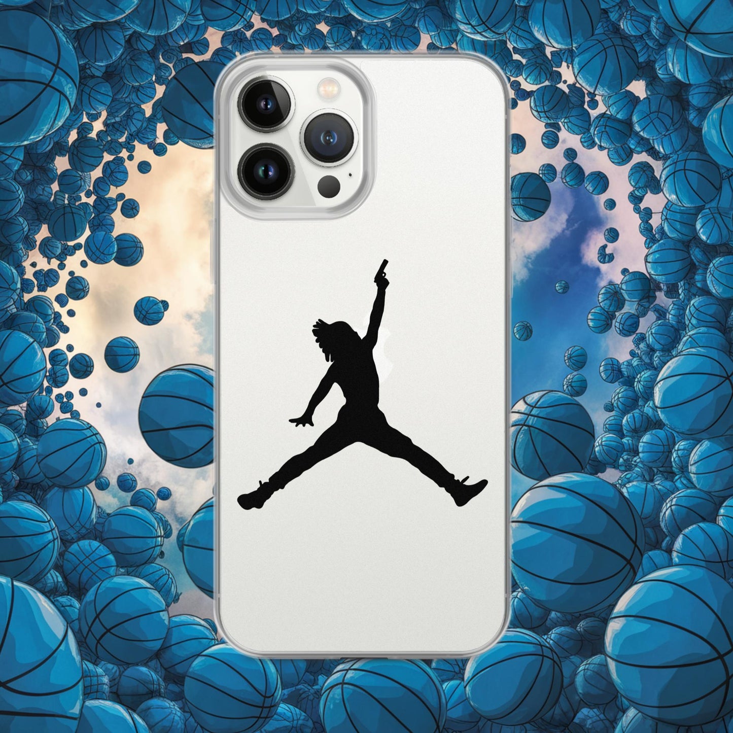 Ja Morant Funny Gun Meme Basketball NBA Memphis Grizzlies Clear Case for iPhone Next Cult Brand