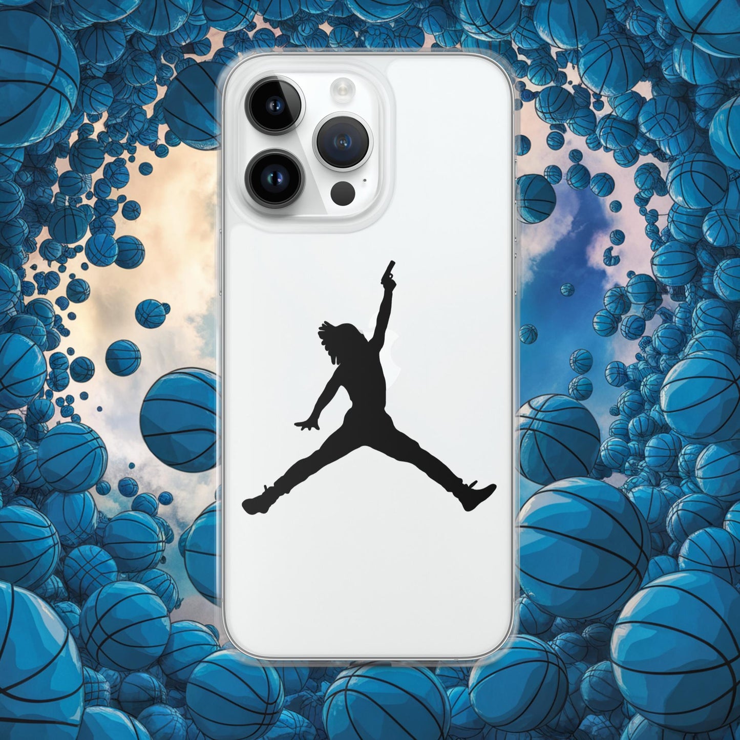 Ja Morant Funny Gun Meme Basketball NBA Memphis Grizzlies Clear Case for iPhone Next Cult Brand