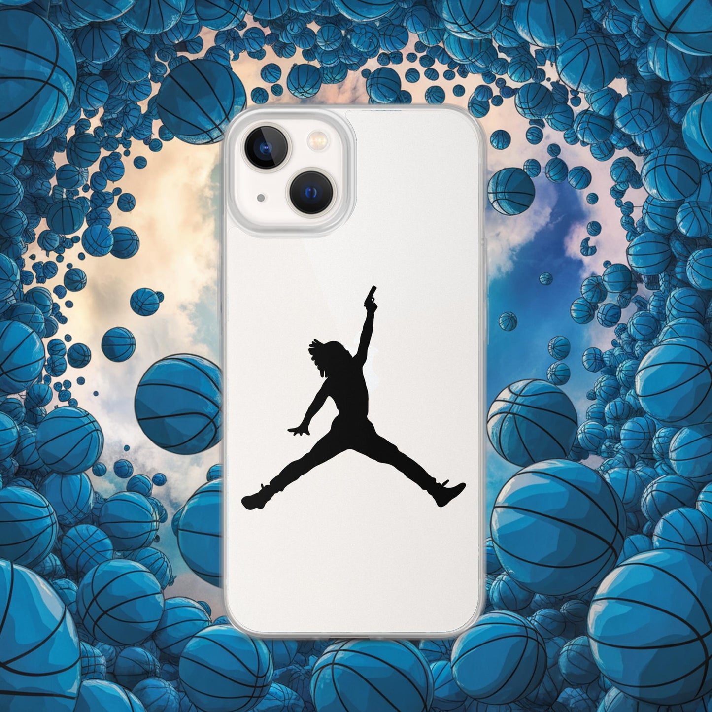 Ja Morant Funny Gun Meme Basketball NBA Memphis Grizzlies Clear Case for iPhone Next Cult Brand