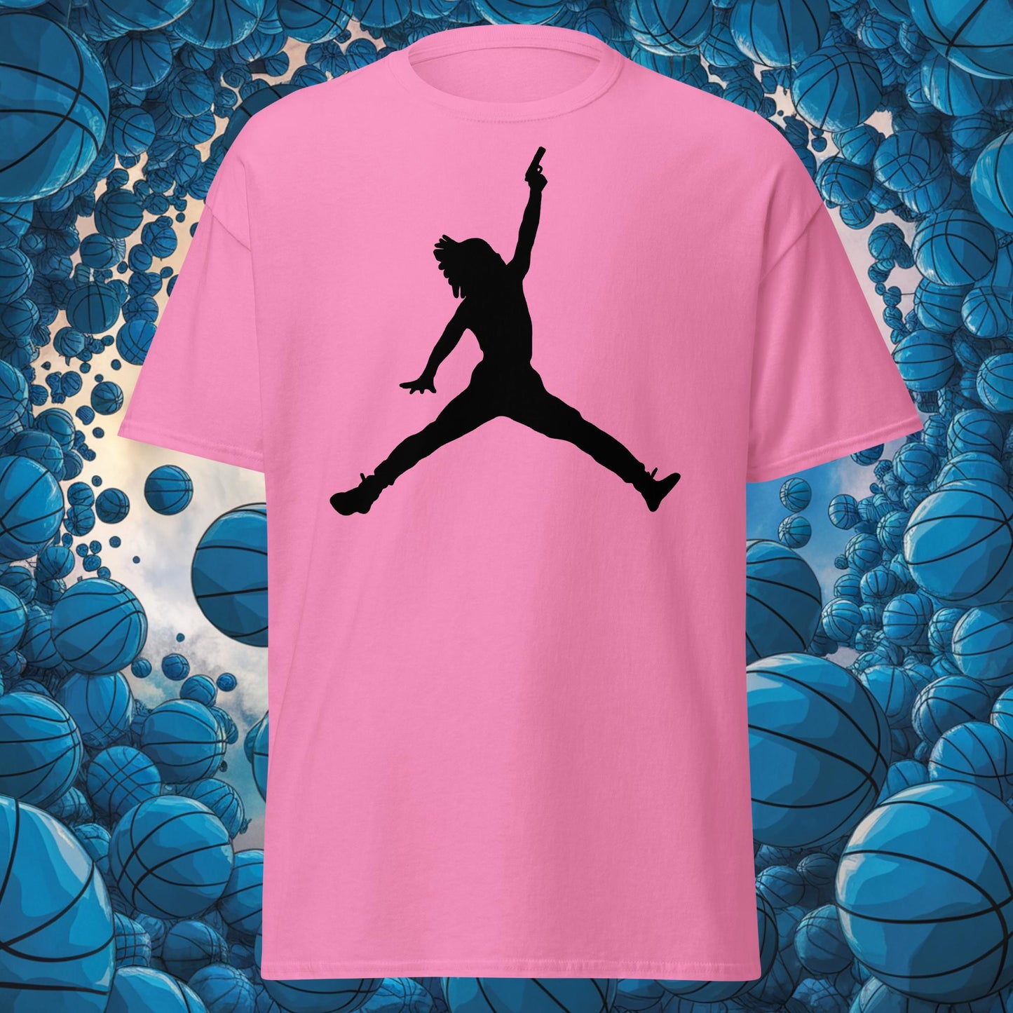 Ja Morant Funny Gun Meme Basketball NBA Memphis Grizzlies Unisex tee Azalea T-shirts Basketball Ja Morant Memphis Grizzlies NBA Next Cult Brand