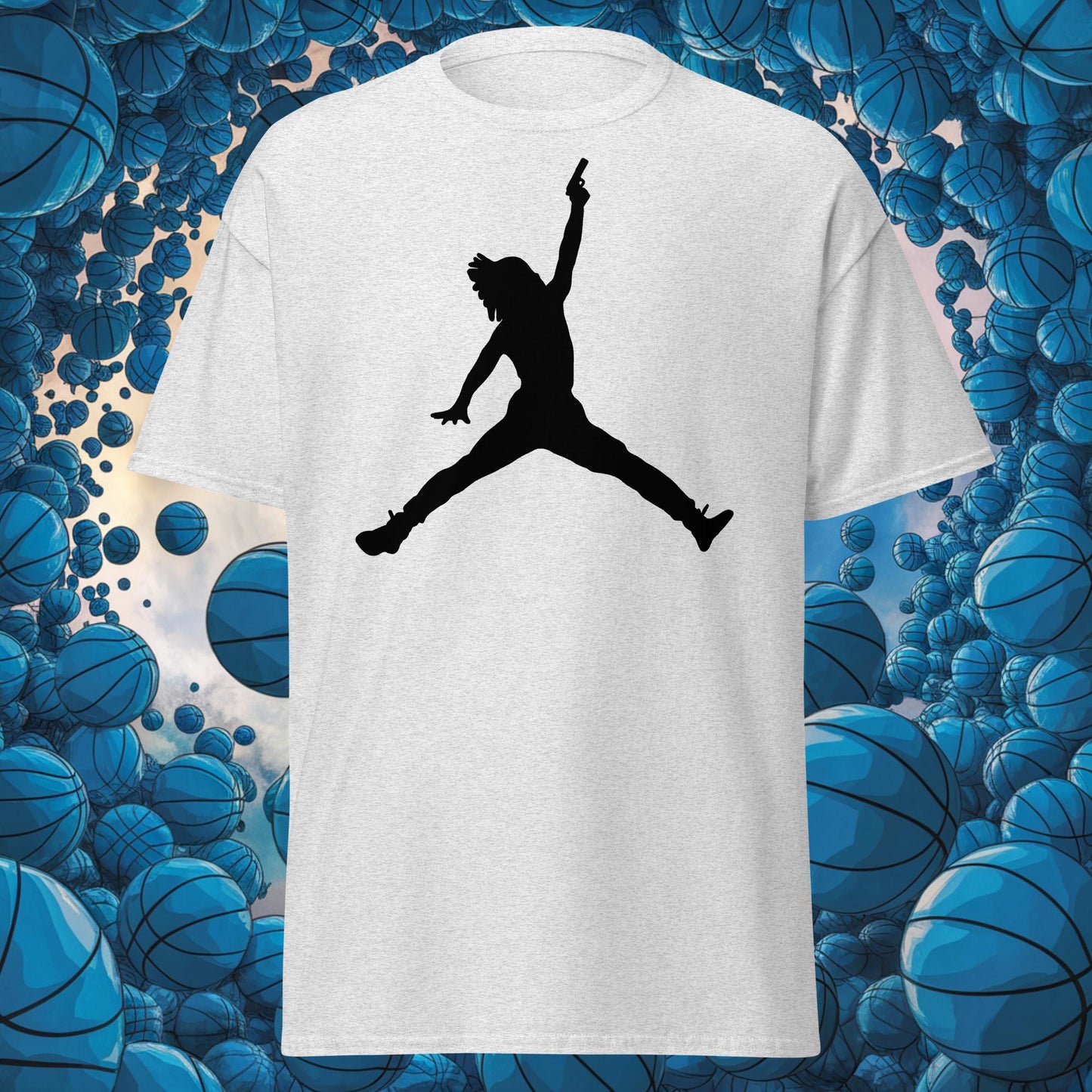 Ja Morant Funny Gun Meme Basketball NBA Memphis Grizzlies Unisex tee Next Cult Brand