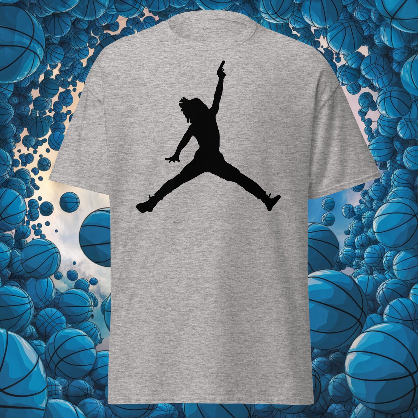 Ja Morant Funny Gun Meme Basketball NBA Memphis Grizzlies Unisex tee Next Cult Brand