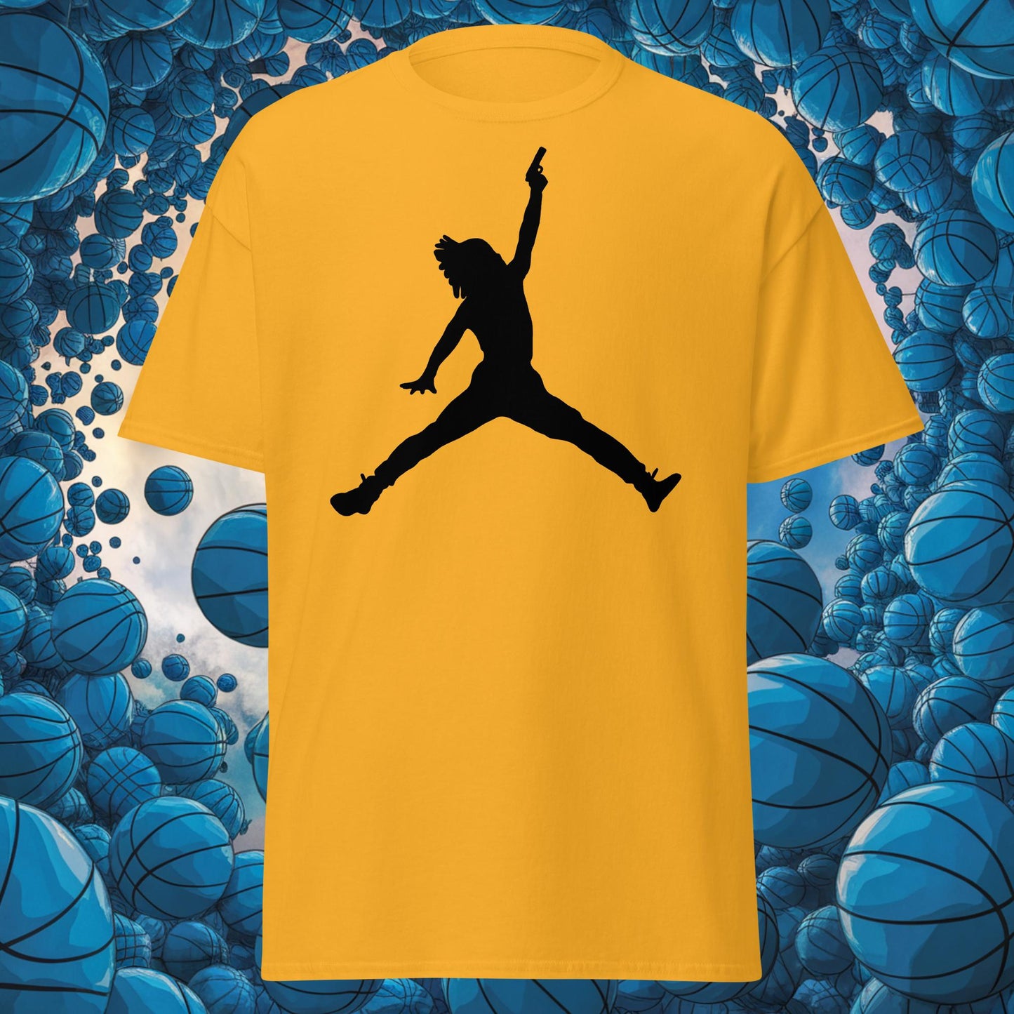 Ja Morant Funny Gun Meme Basketball NBA Memphis Grizzlies Unisex tee Next Cult Brand