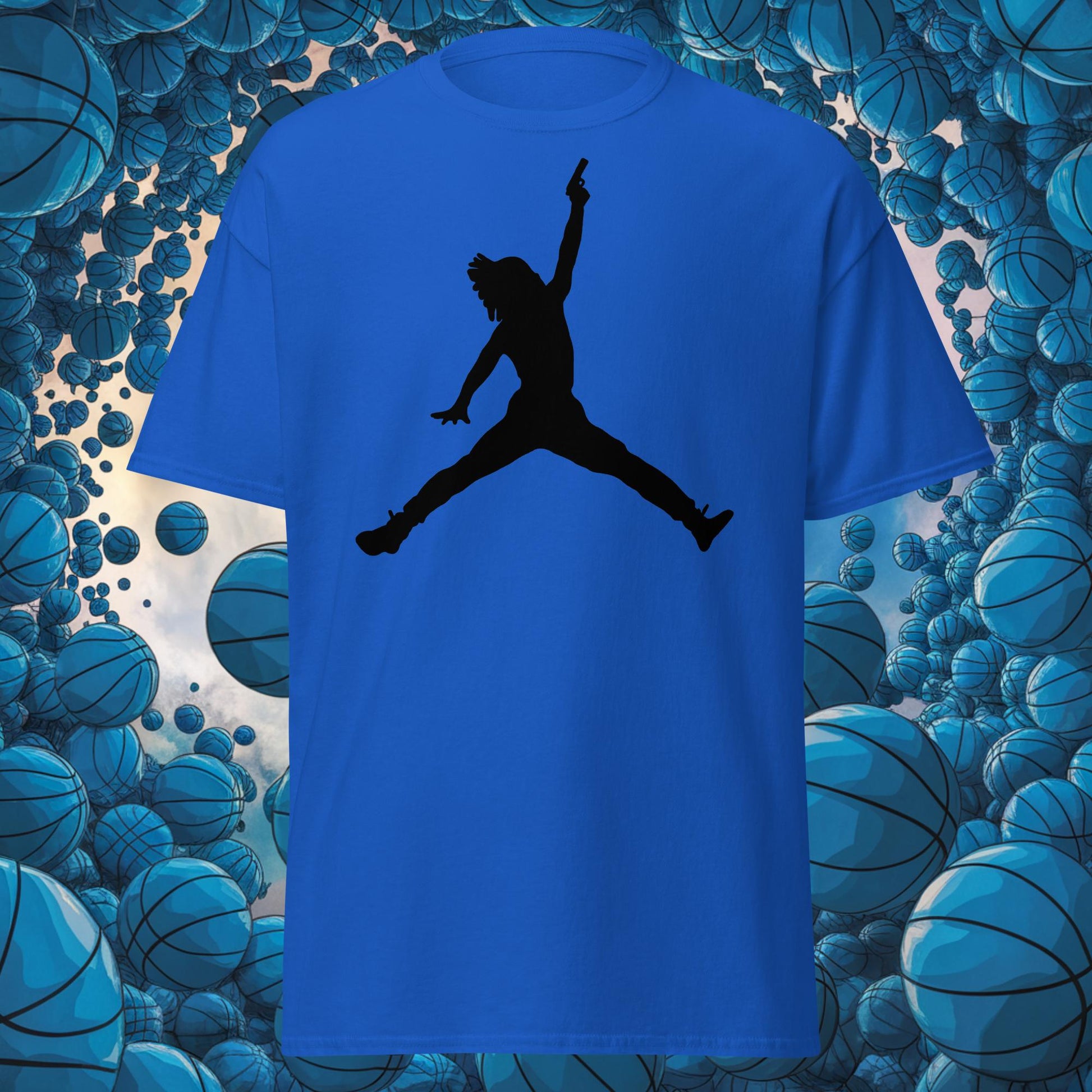 Ja Morant Funny Gun Meme Basketball NBA Memphis Grizzlies Unisex tee Next Cult Brand