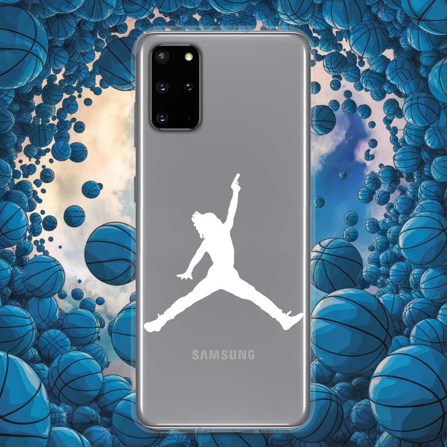 Ja Morant Funny Gun Meme Memphis Grizzlies NBA Clear Case for Samsung Next Cult Brand