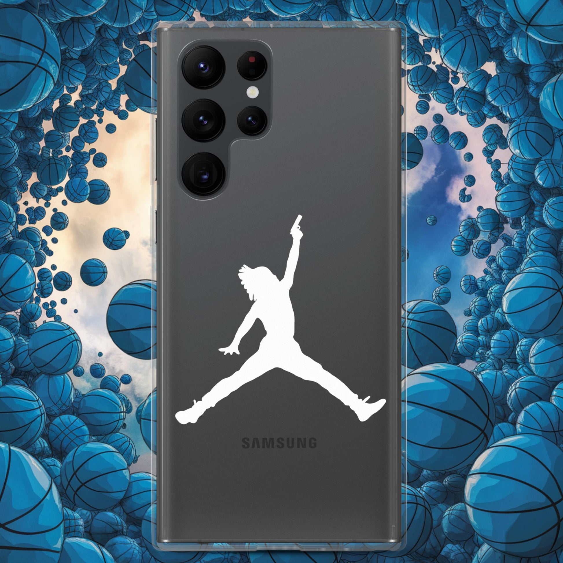 Ja Morant Funny Gun Meme Memphis Grizzlies NBA Clear Case for Samsung Samsung Galaxy S22 Ultra Mobile Phone Cases Basketball Ja Morant Memphis Grizzlies NBA Next Cult Brand