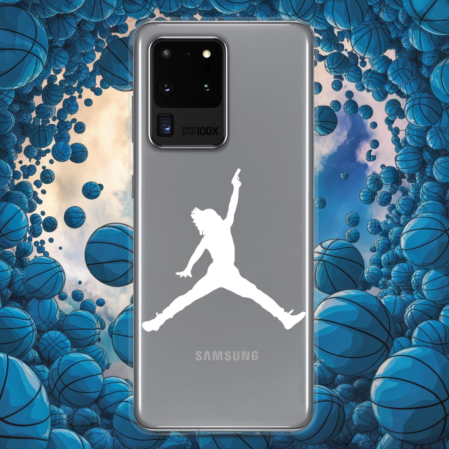 Ja Morant Funny Gun Meme Memphis Grizzlies NBA Clear Case for Samsung Samsung Galaxy S20 Ultra Mobile Phone Cases Basketball Ja Morant Memphis Grizzlies NBA Next Cult Brand