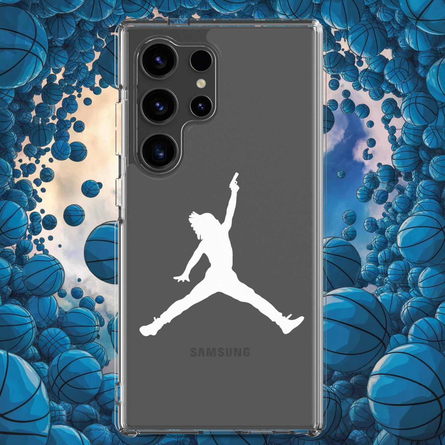 Ja Morant Funny Gun Meme Memphis Grizzlies NBA Clear Case for Samsung Next Cult Brand