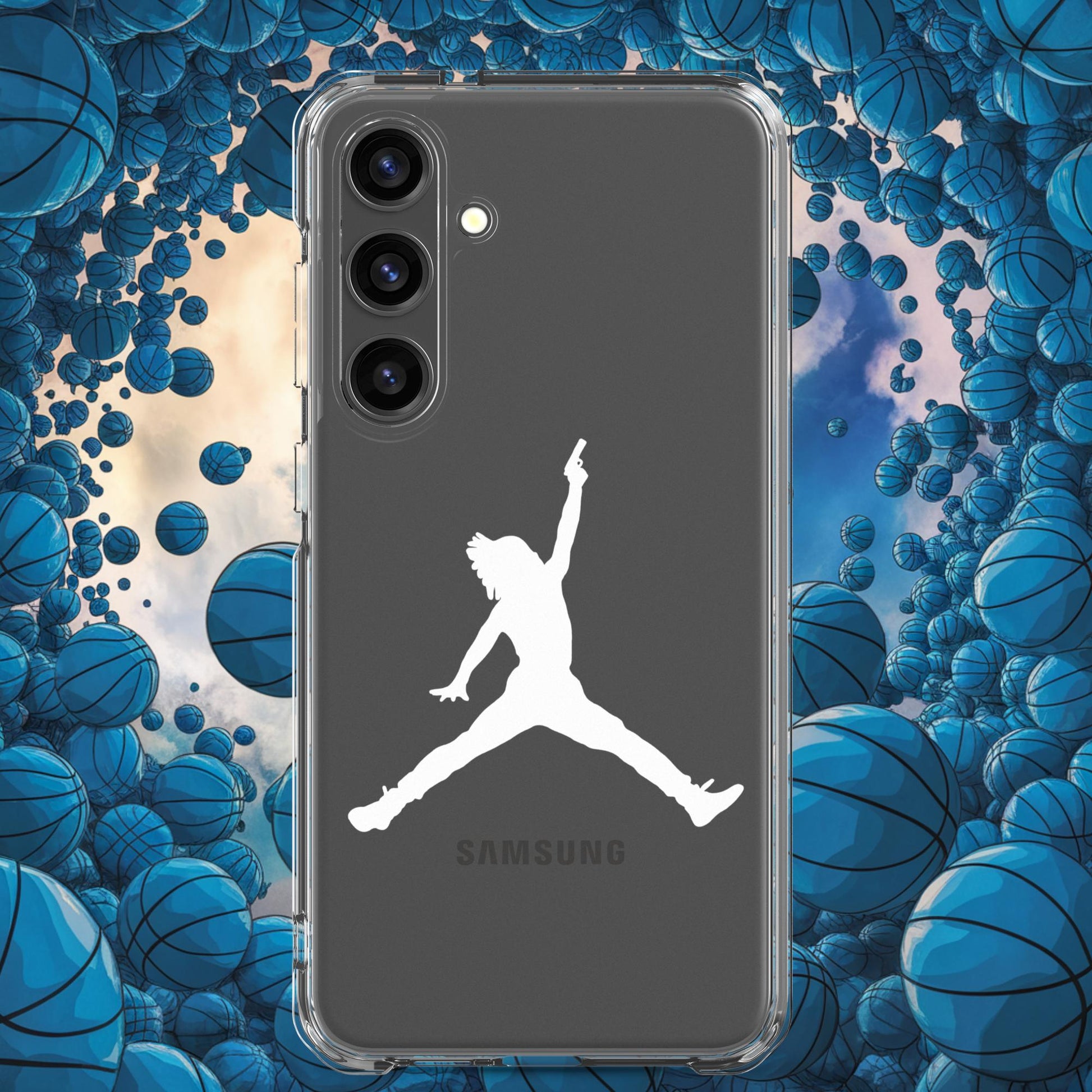 Ja Morant Funny Gun Meme Memphis Grizzlies NBA Clear Case for Samsung Next Cult Brand