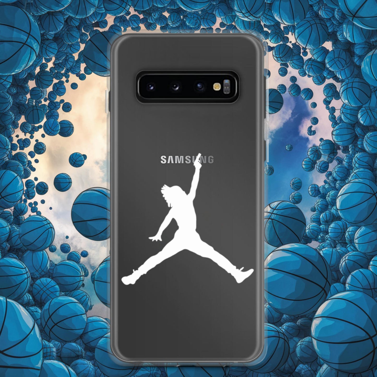 Ja Morant Funny Gun Meme Memphis Grizzlies NBA Clear Case for Samsung Samsung Galaxy S10 Mobile Phone Cases Basketball Ja Morant Memphis Grizzlies NBA Next Cult Brand