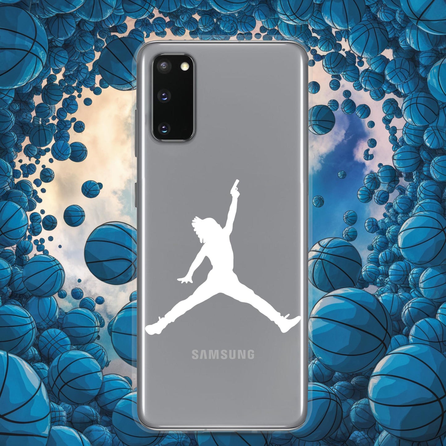 Ja Morant Funny Gun Meme Memphis Grizzlies NBA Clear Case for Samsung Next Cult Brand