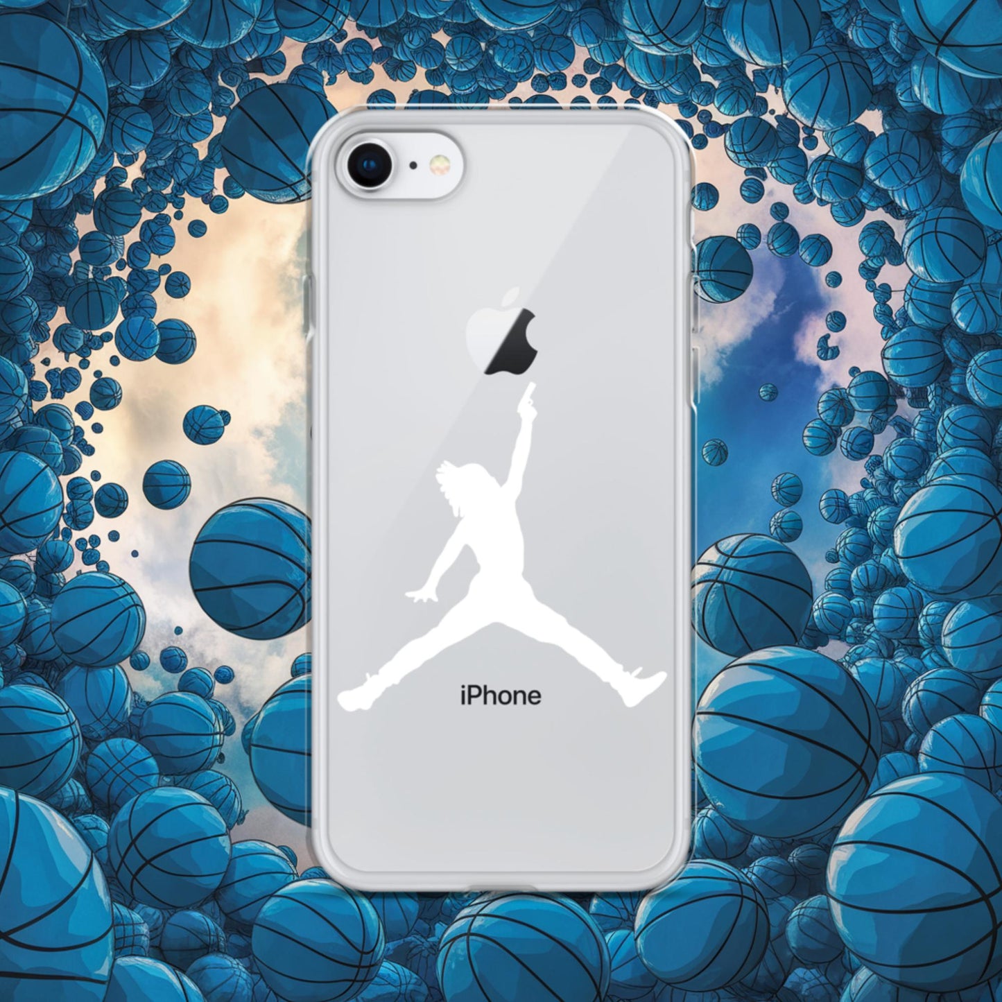 Ja Morant Funny Gun Meme Memphis Grizzlies NBA Clear Case for iPhone iPhone 7 8 Mobile Phone Cases Basketball Ja Morant Memphis Grizzlies NBA Next Cult Brand